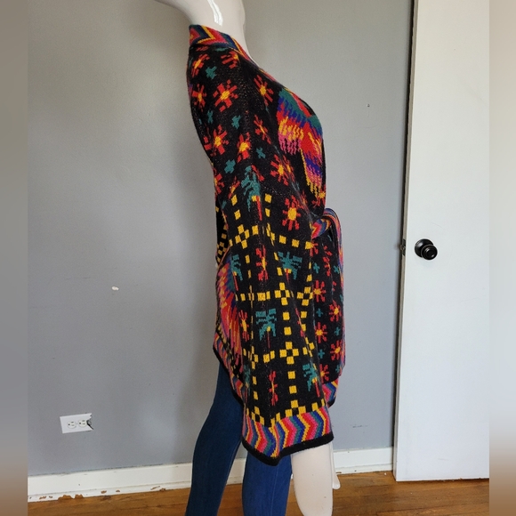 Farm Rio Macaw Night Kimono Cardigan, VGUC, Size S - Picture 3 of 8